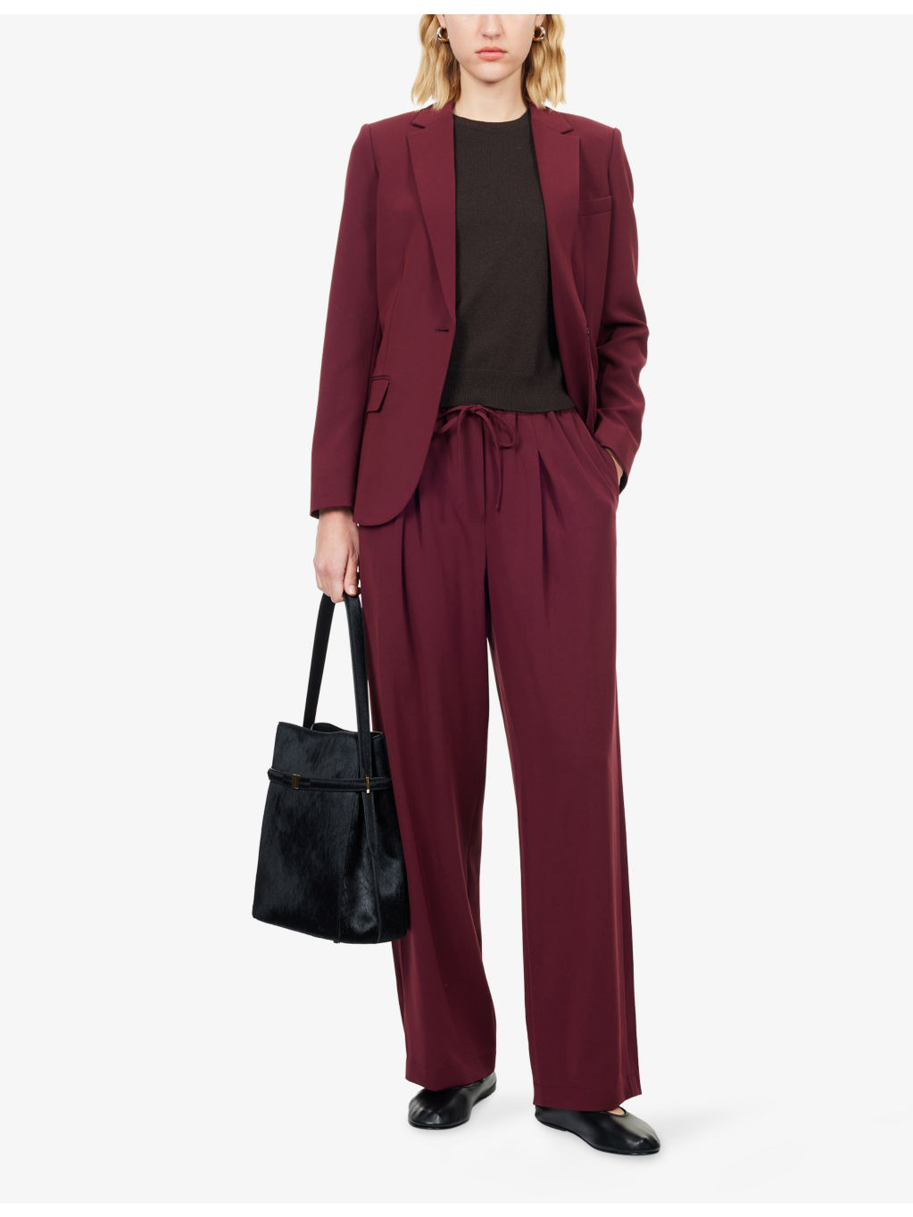 Pleated Relaxed-Fit Woven Trousers - 2