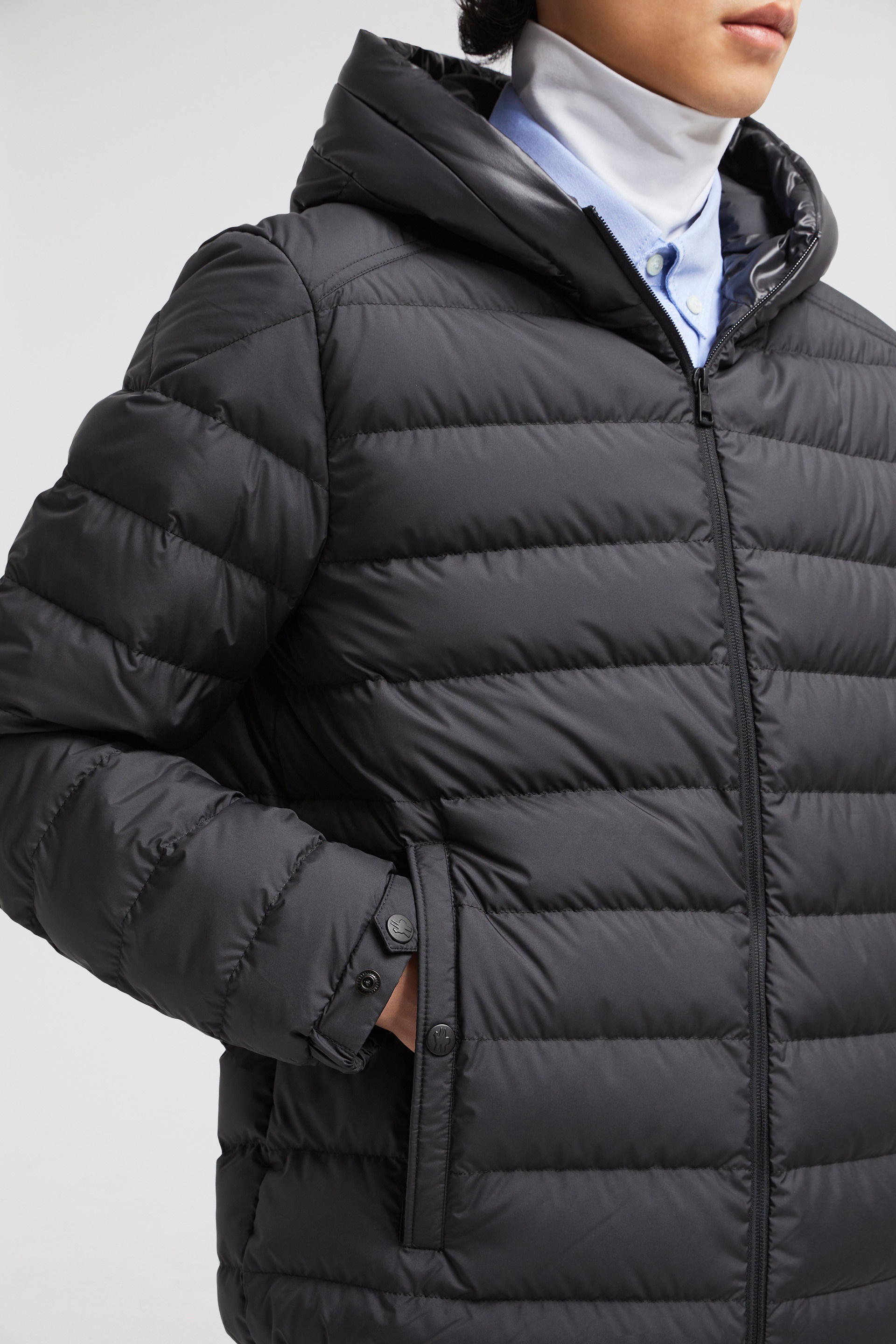Chevrerie Hooded Short Down Jacket - 6
