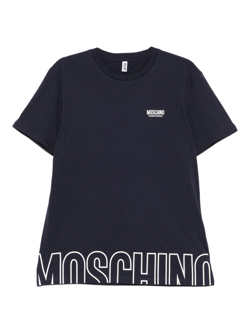 logo-detail cotton T-shirt 1