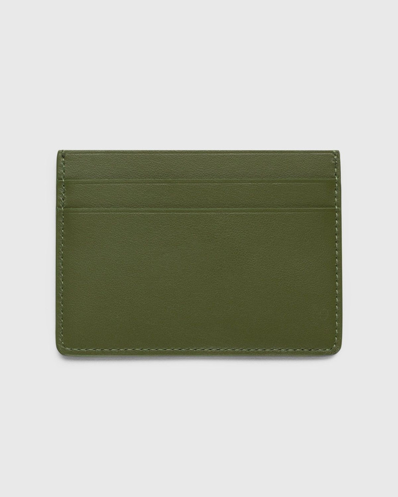 Jil Sander Jil Sander – Leather Card Holder Green outlook
