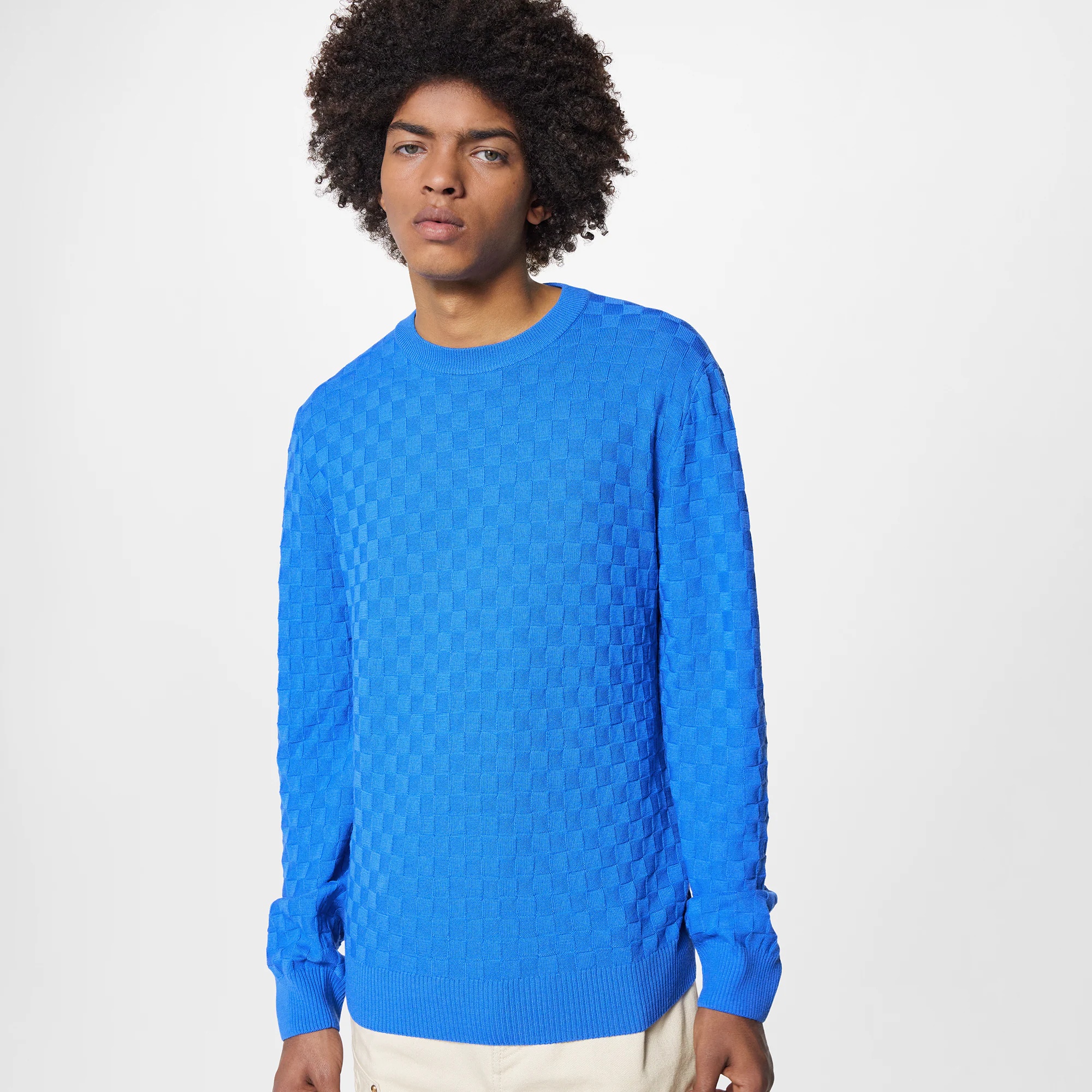 LVSE Damier Signature Crewneck - 5