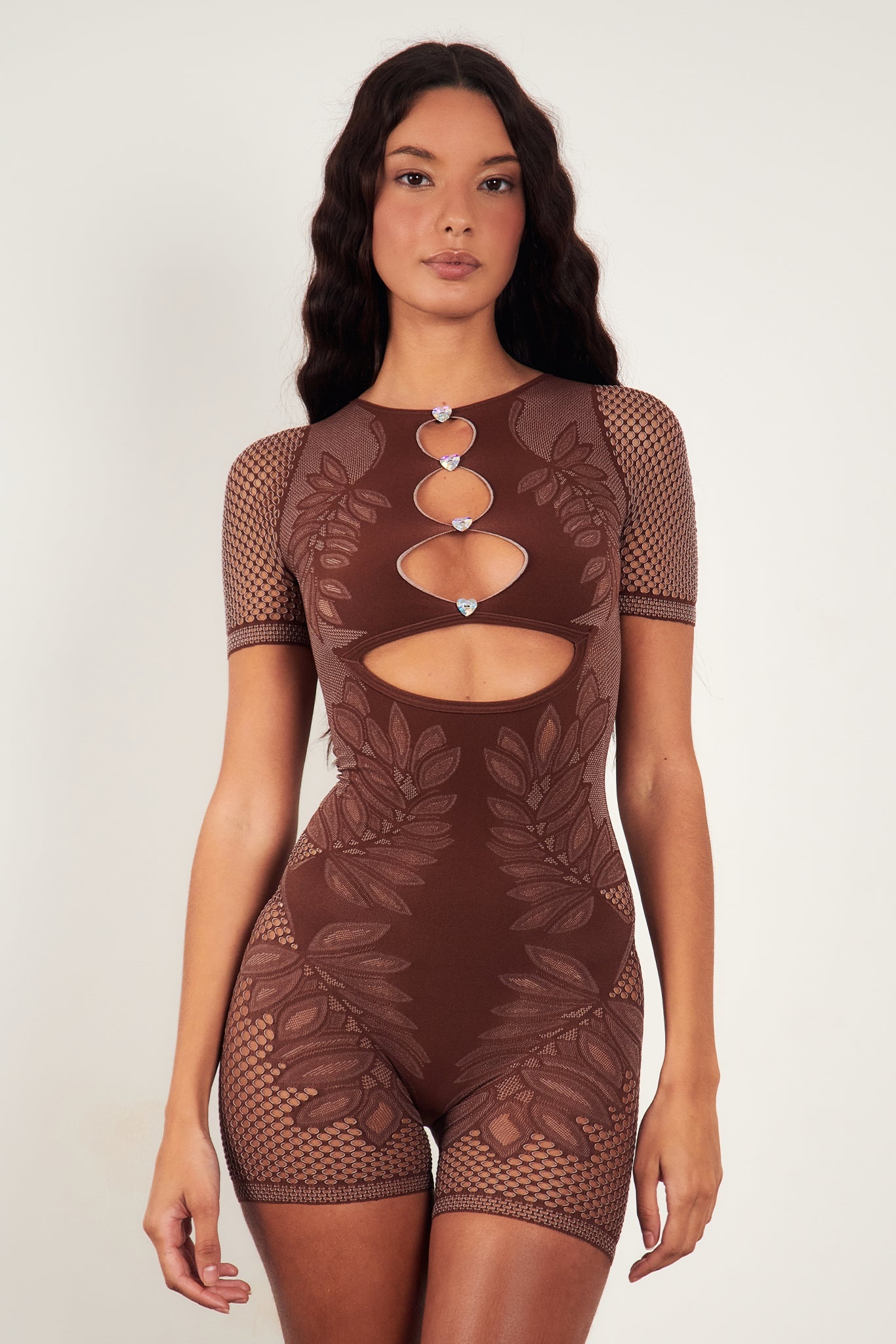 DINERO PLAYSUIT OLD MONEY BROWN - 3