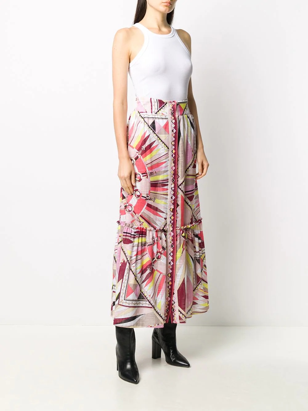 Bes print maxi skirt - 3