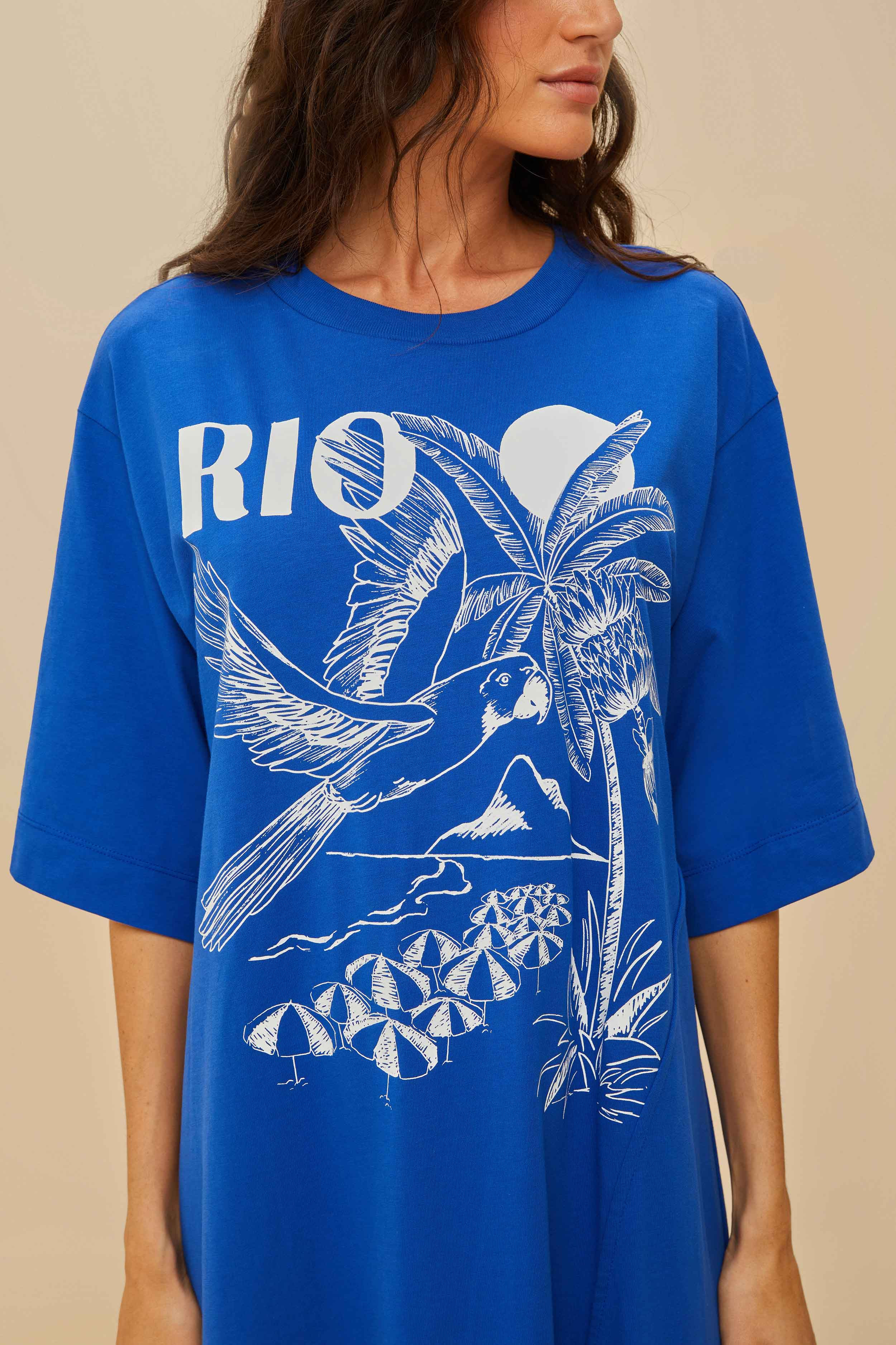 Blue Rio Organic Cotton Maxi Dress - 3