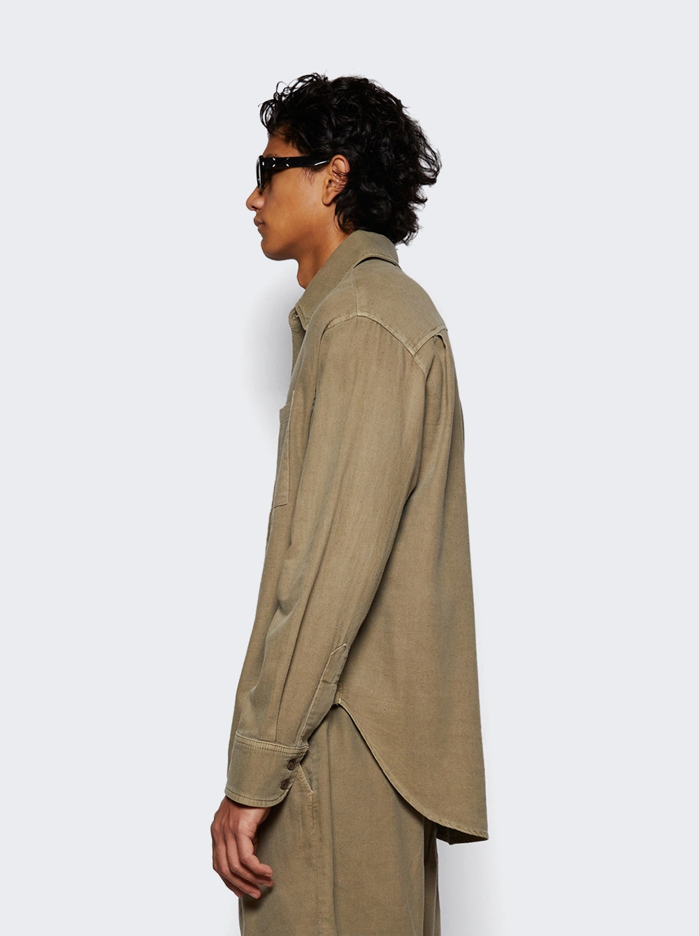 Early Dawn Overshirt New Olive - 4