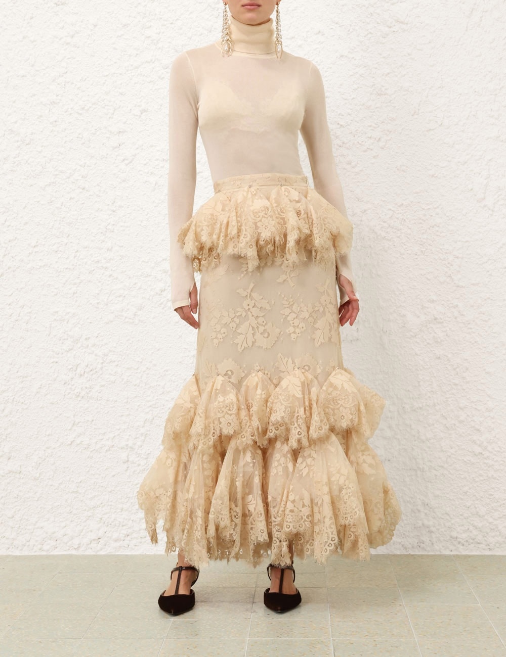 EDEN LACE HANDKERCHIEF SKIRT - 2