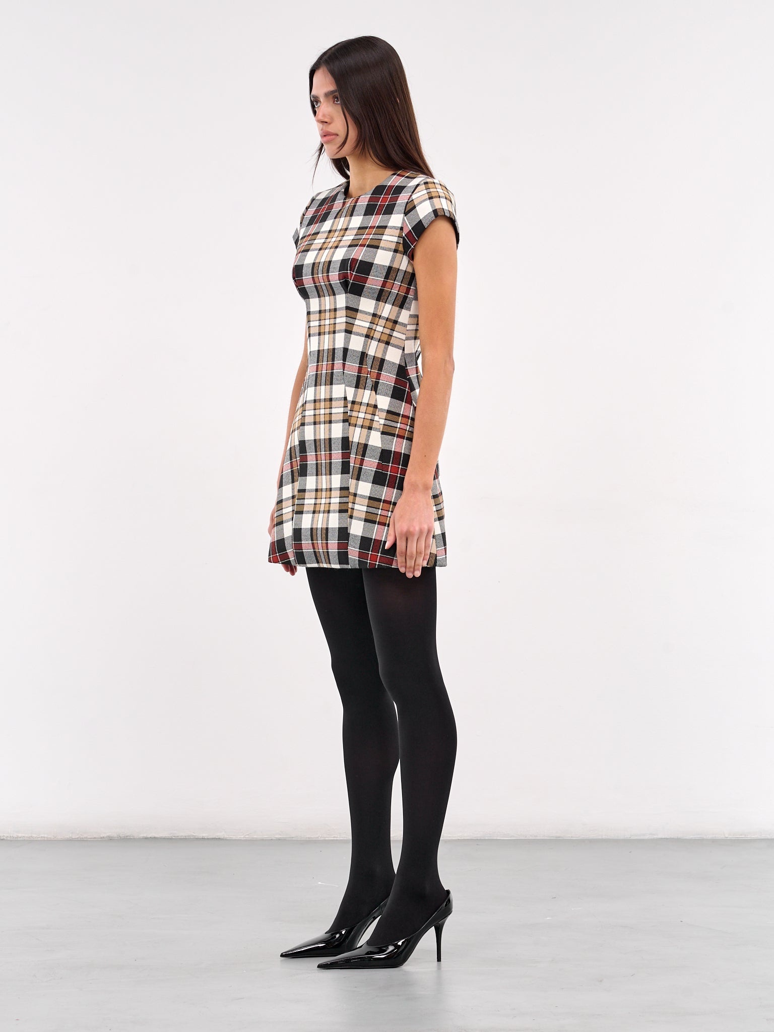 Check Mini Dress - 2