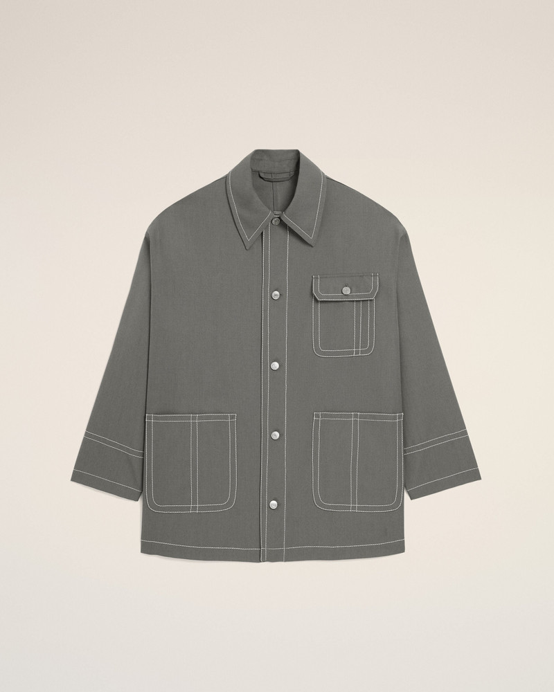GREY NEW WOOL WORKER JACKET 1