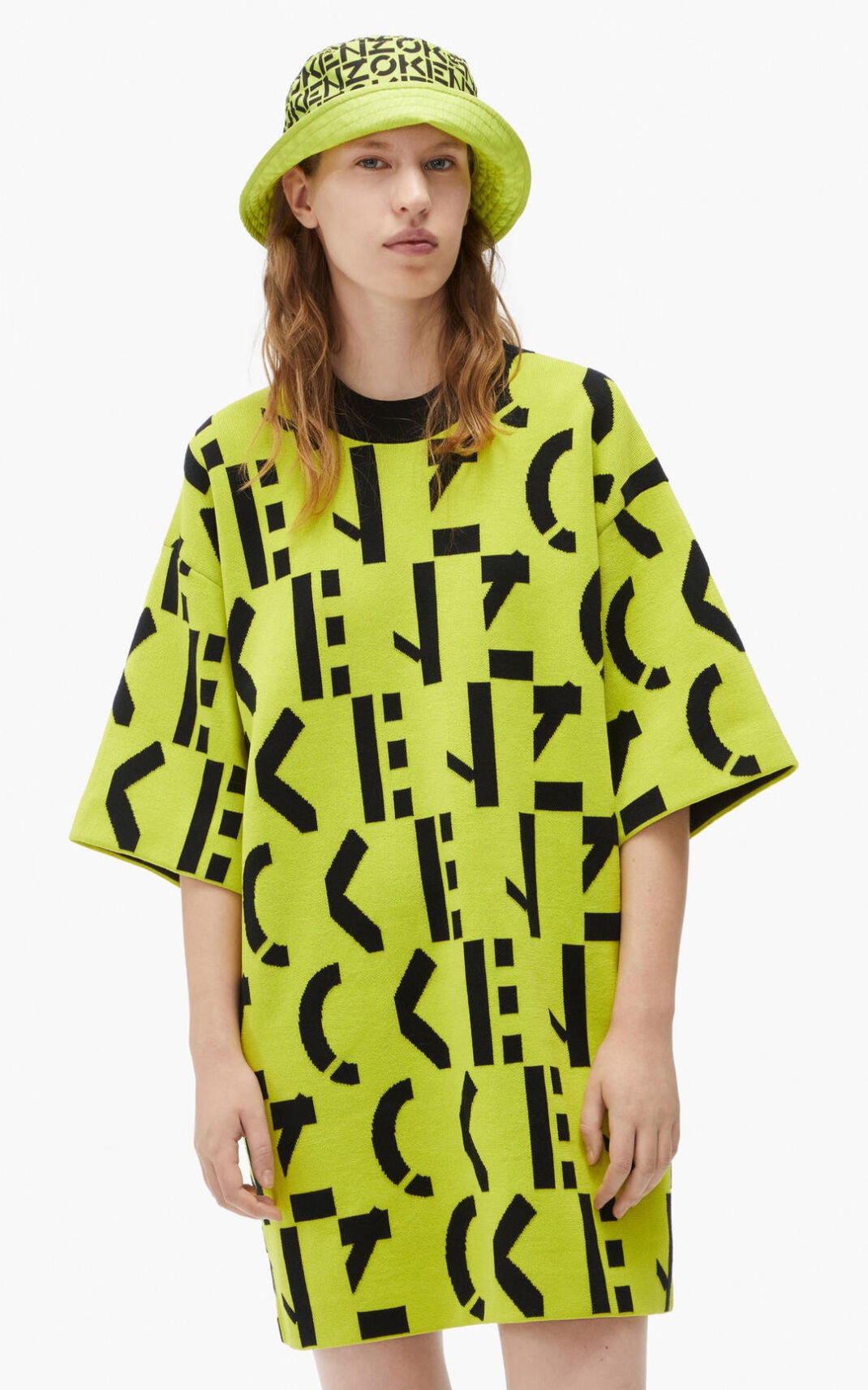 KENZO Sport oversize monogram T-shirt dress - 2