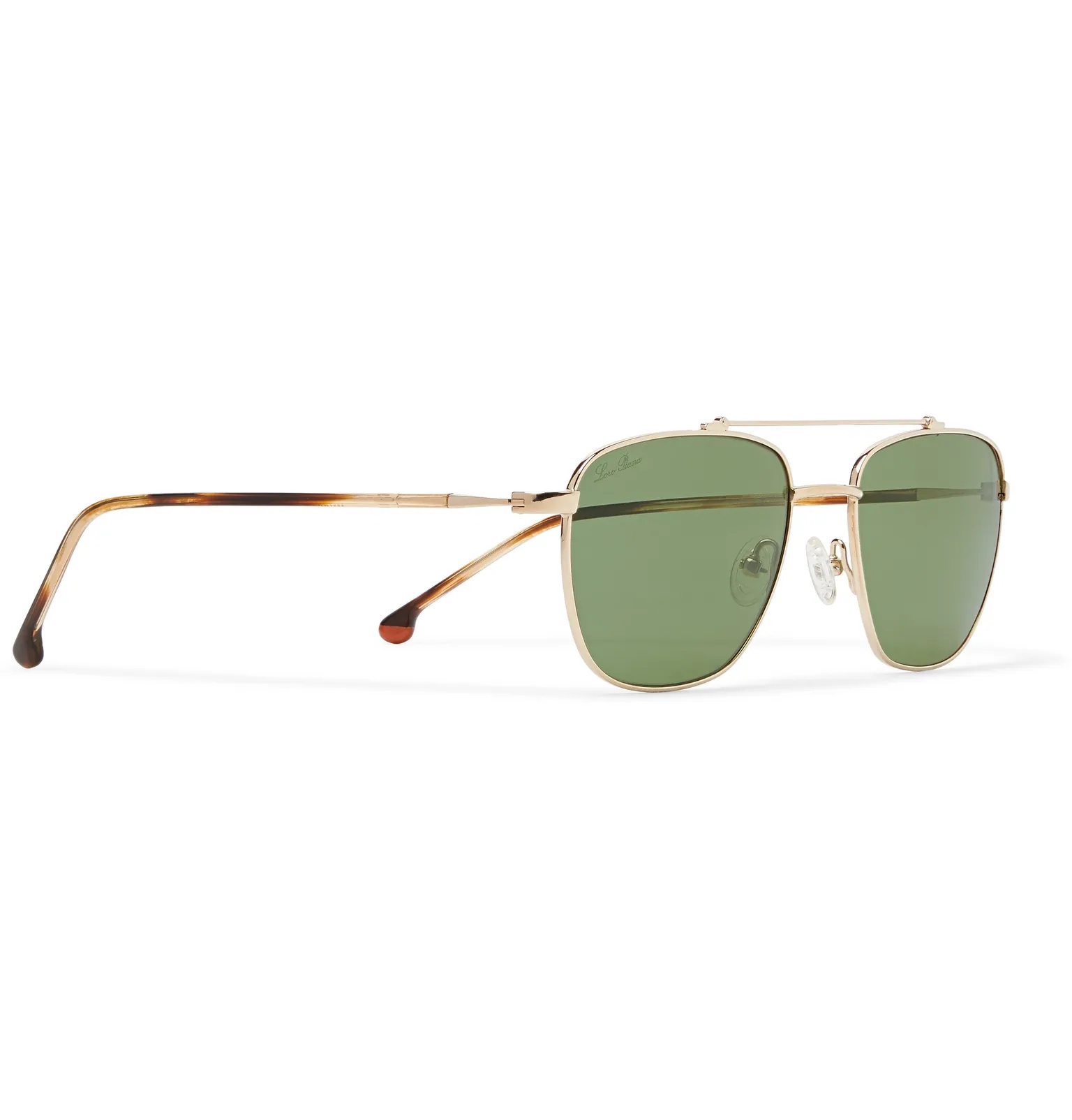 Open 54 Aviator-Style Gold-Tone Titanium and Tortoiseshell Acetate Polarised Sunglasses - 5