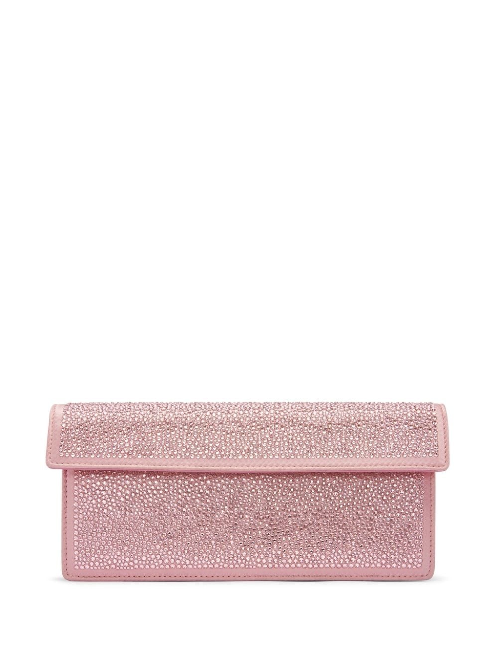 Alibi crystal-embellished clutch bag - 3
