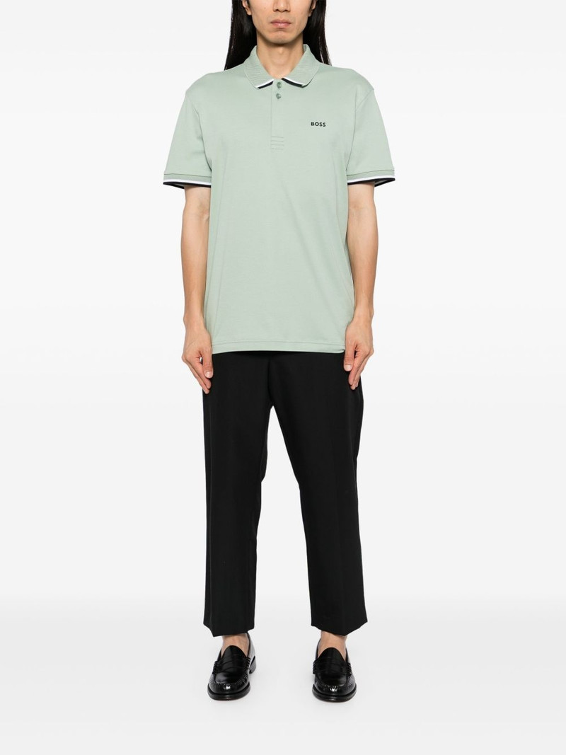 BOSS cotton-blend polo shirt outlook