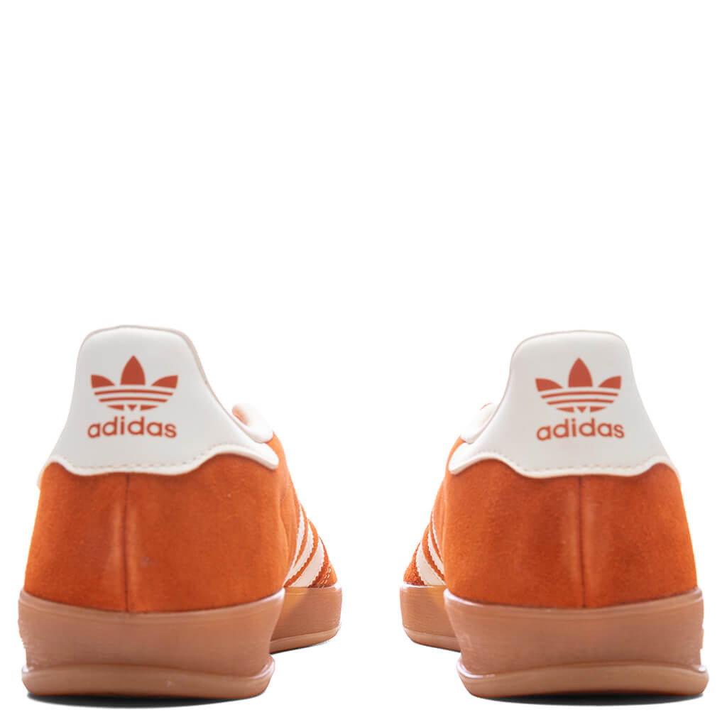 GAZELLE INDOOR - ORANGE/OFF WHITE/GOLD METALLIC - 4