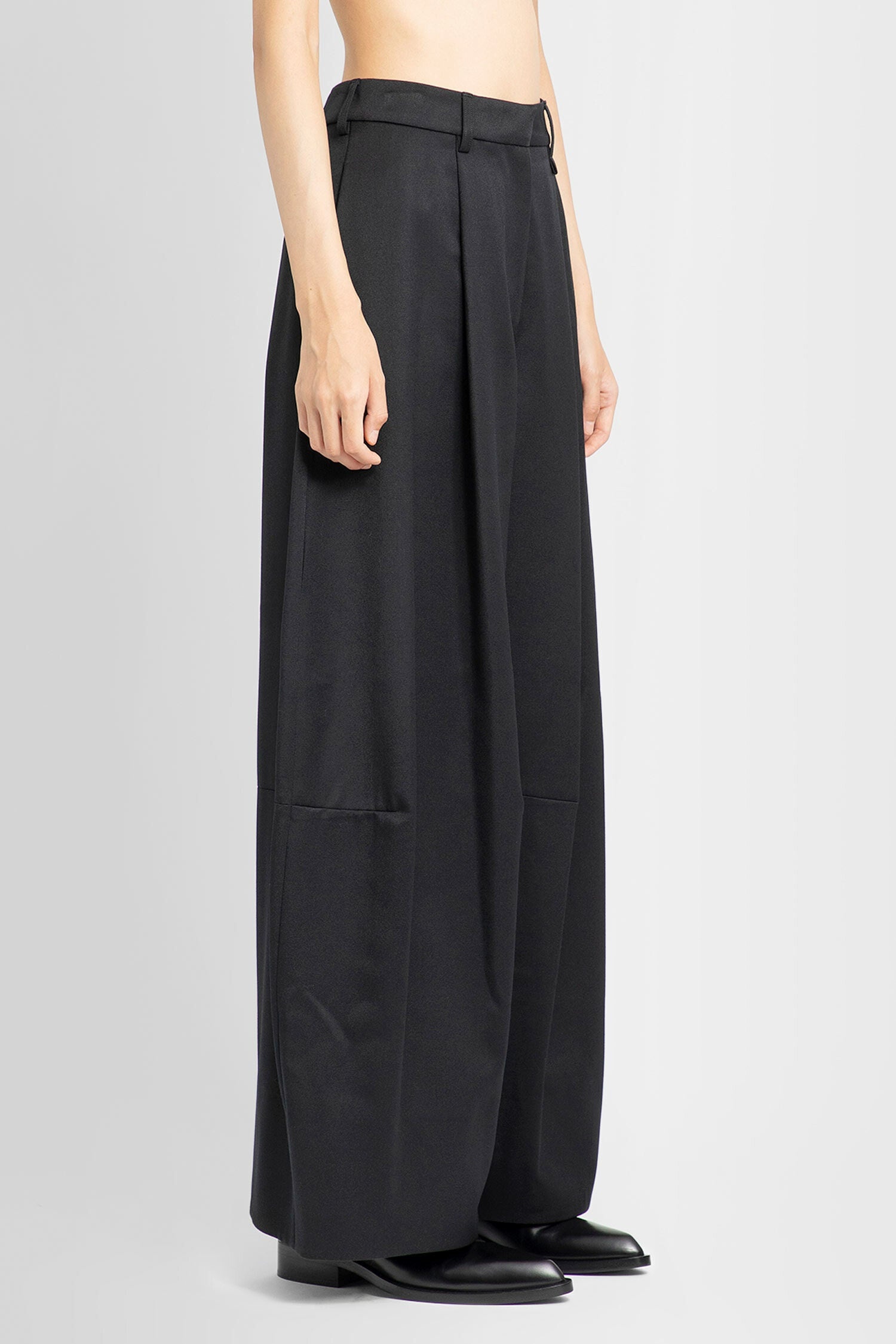 SIMONE ROCHA WOMAN BLACK TROUSERS - 3