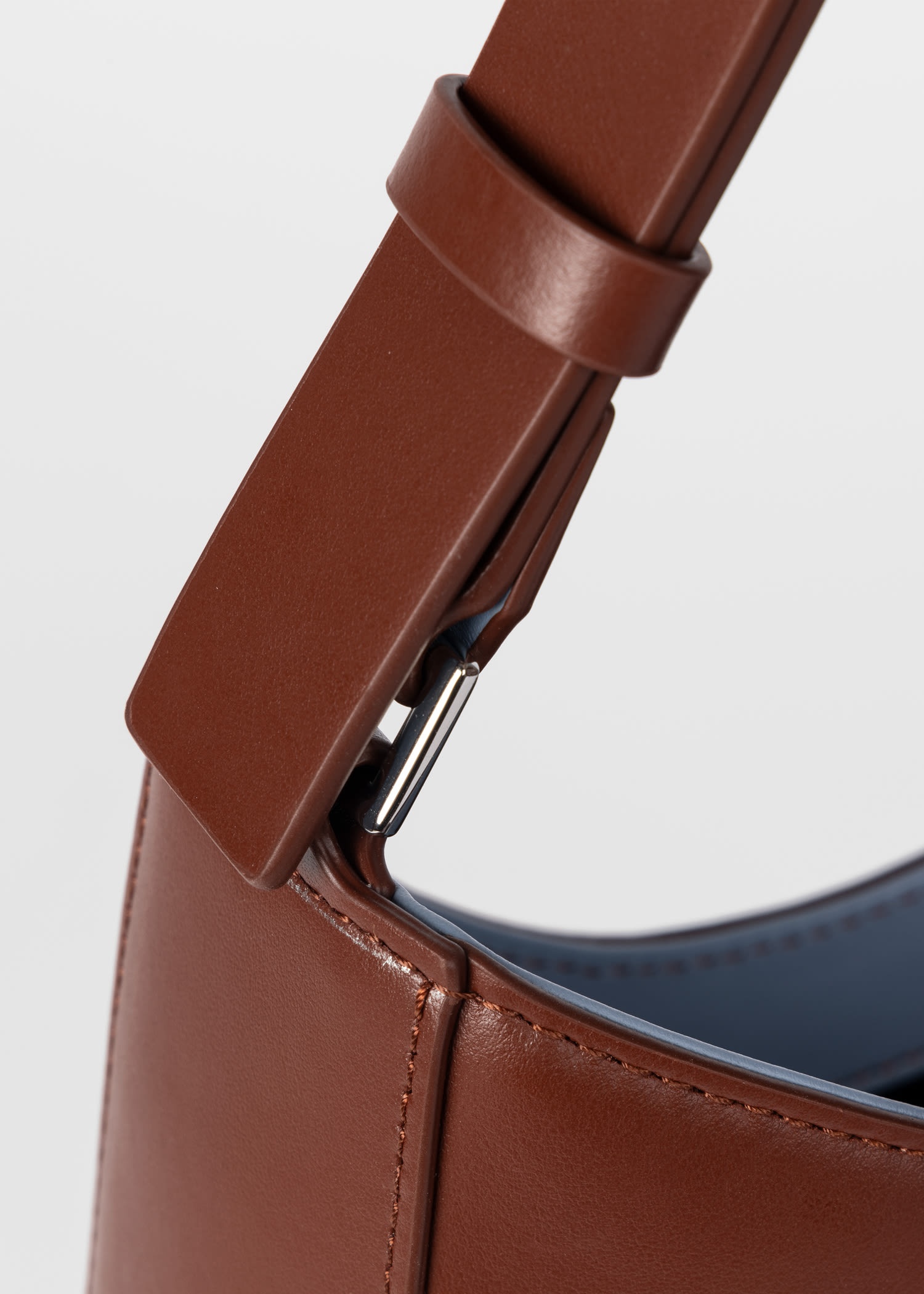 Brown Leather Tote Bag - 8