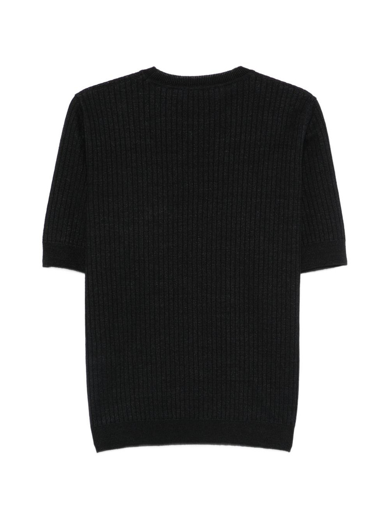 LARDINI ribbed T-shirt outlook