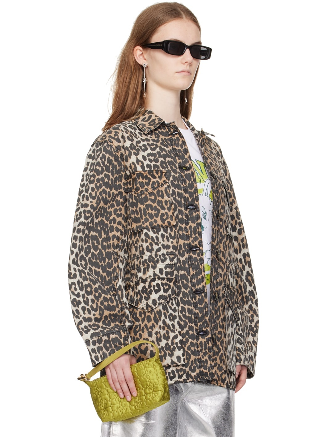 Beige & Black Leopard Jacket - 2