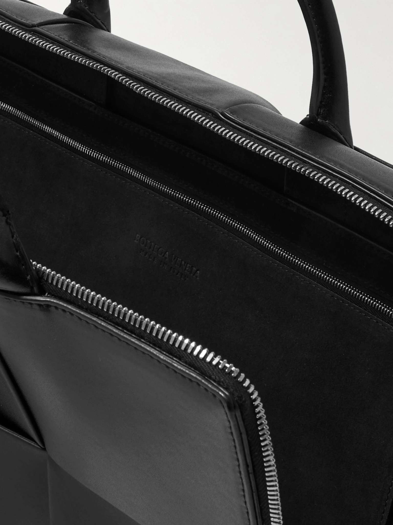 Intrecciato Leather Briefcase - 3