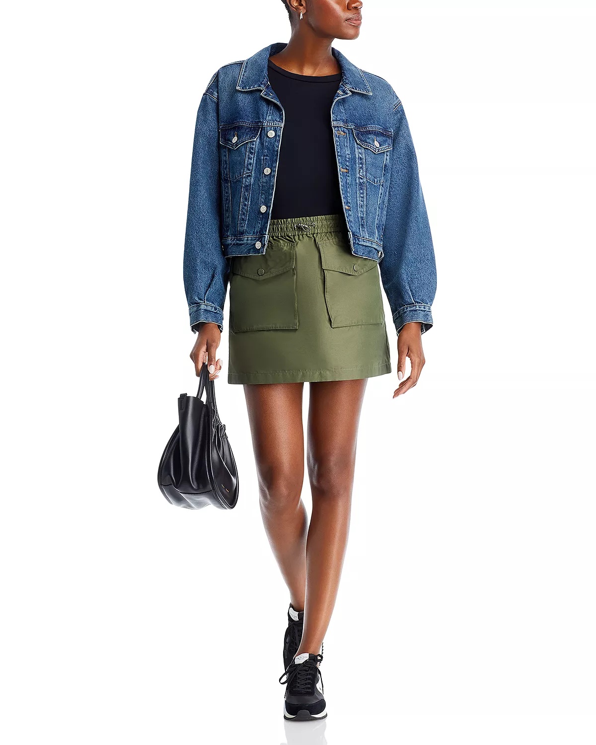 Taffeta Cargo Skirt - 2