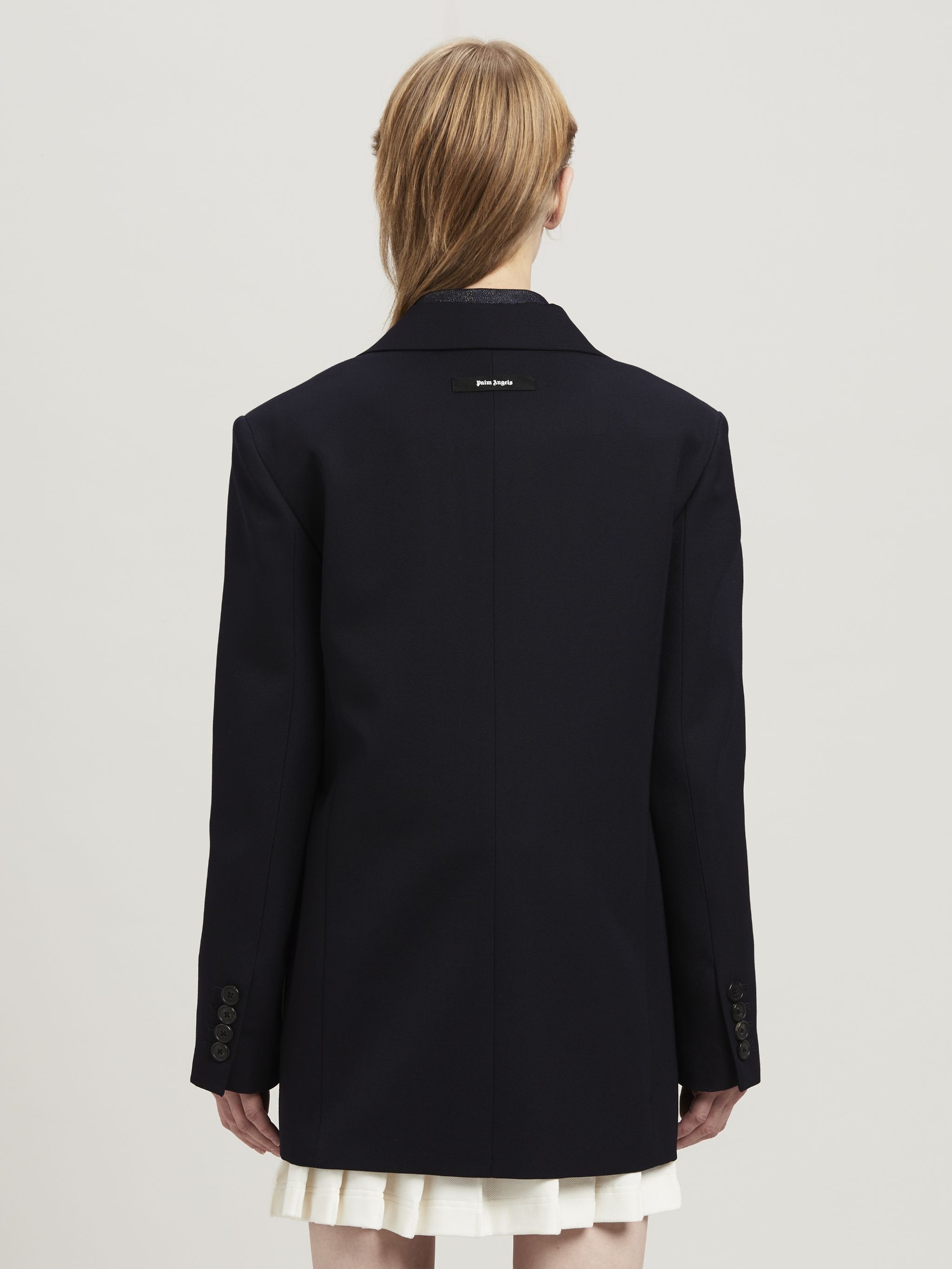Wool Blend Blazer - 5