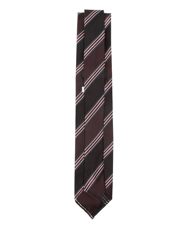 LARDINI striped tie outlook