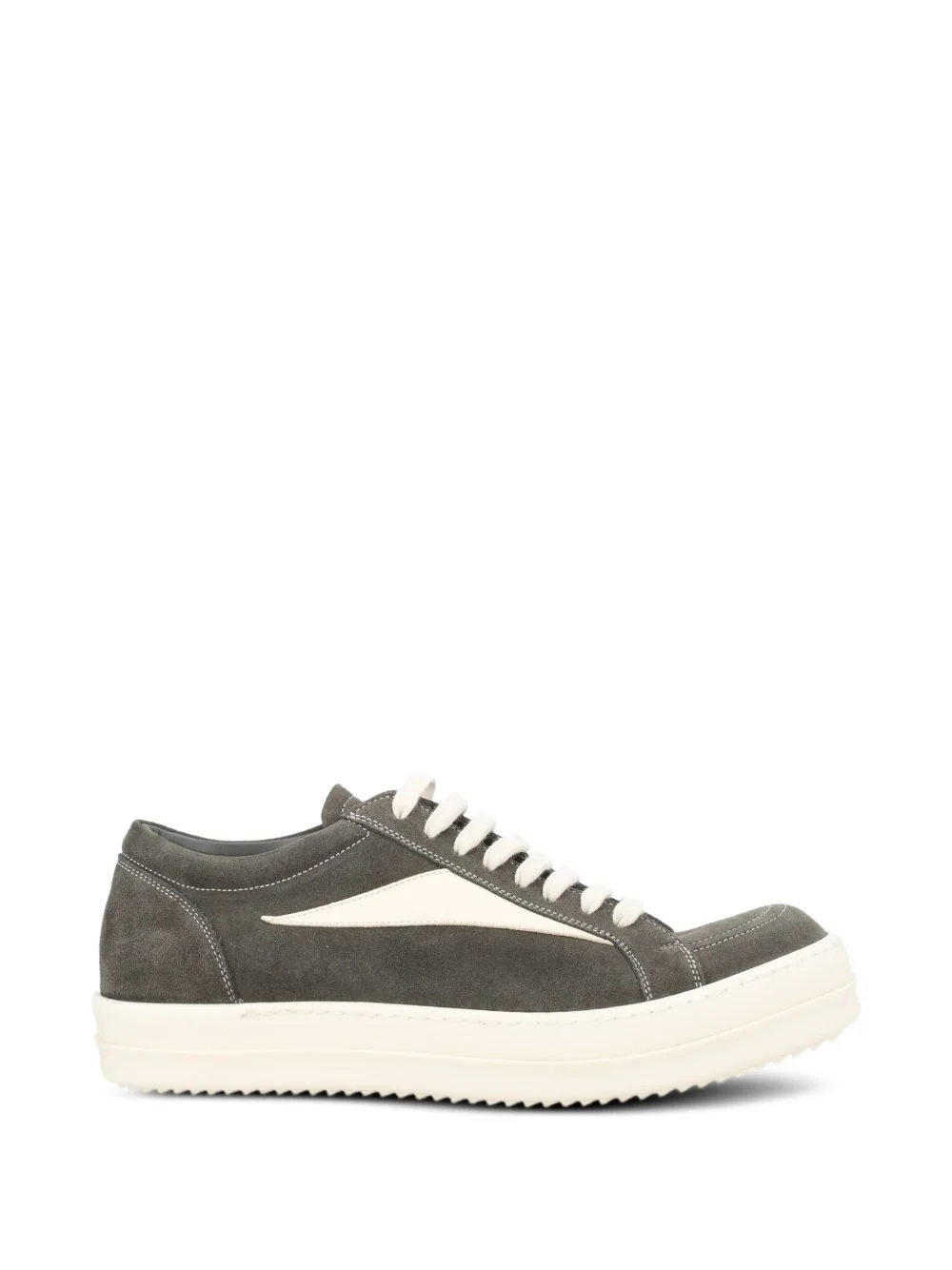 lace-up leather sneakers - 1