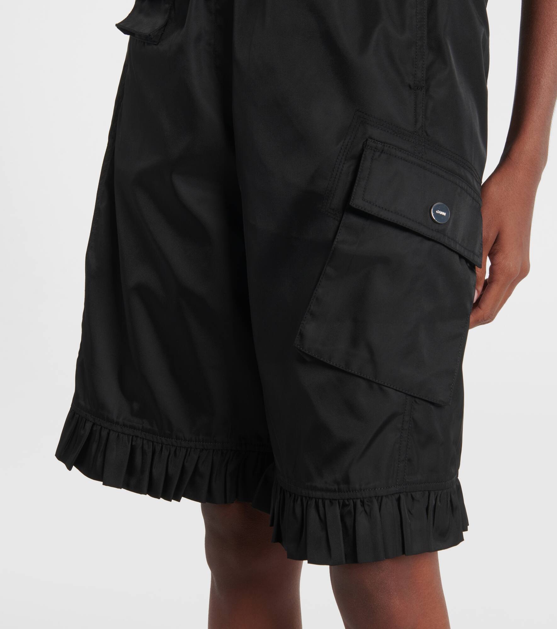 Ruffled cargo shorts - 5