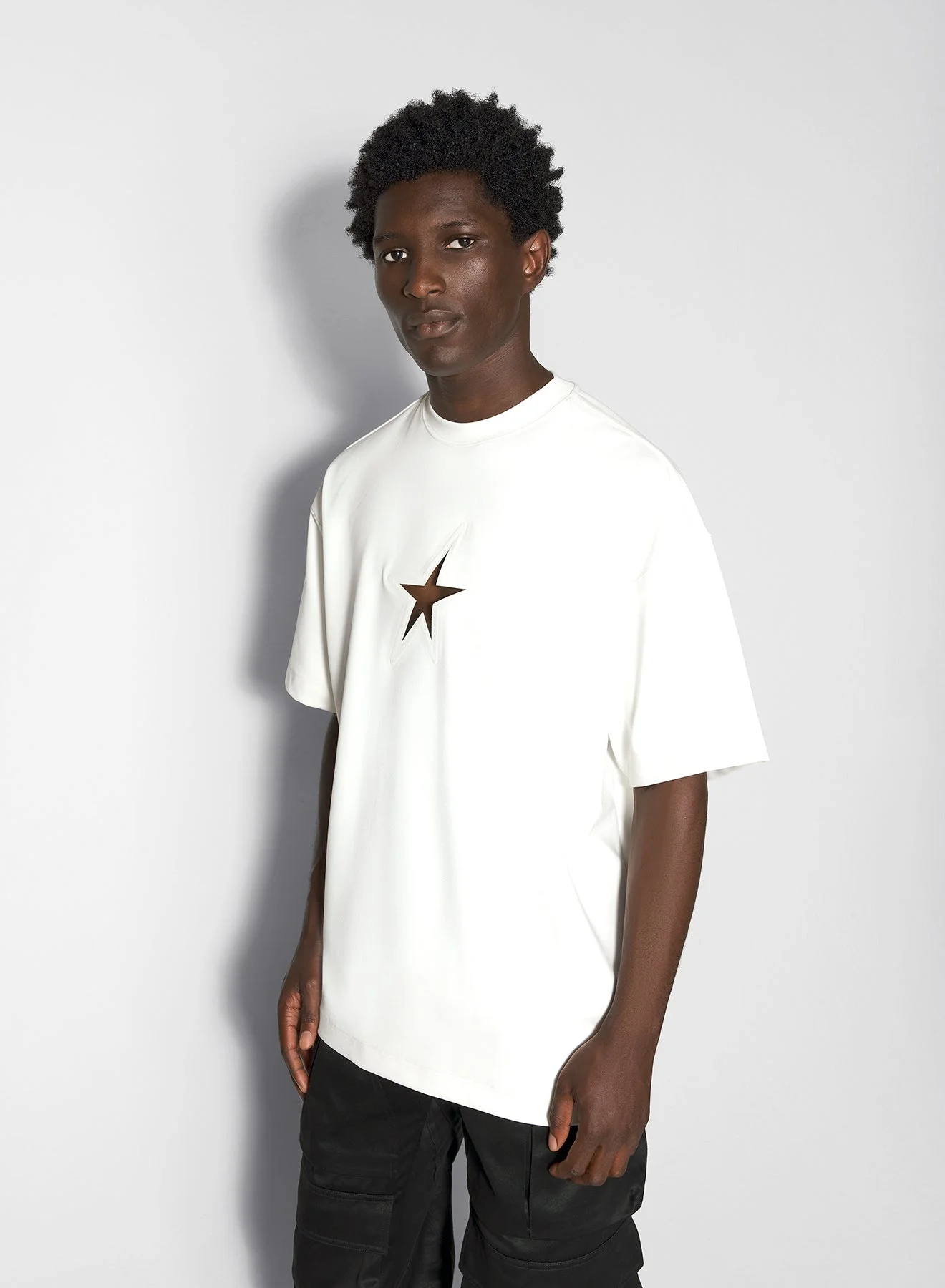 white star oversized t-shirt - 1