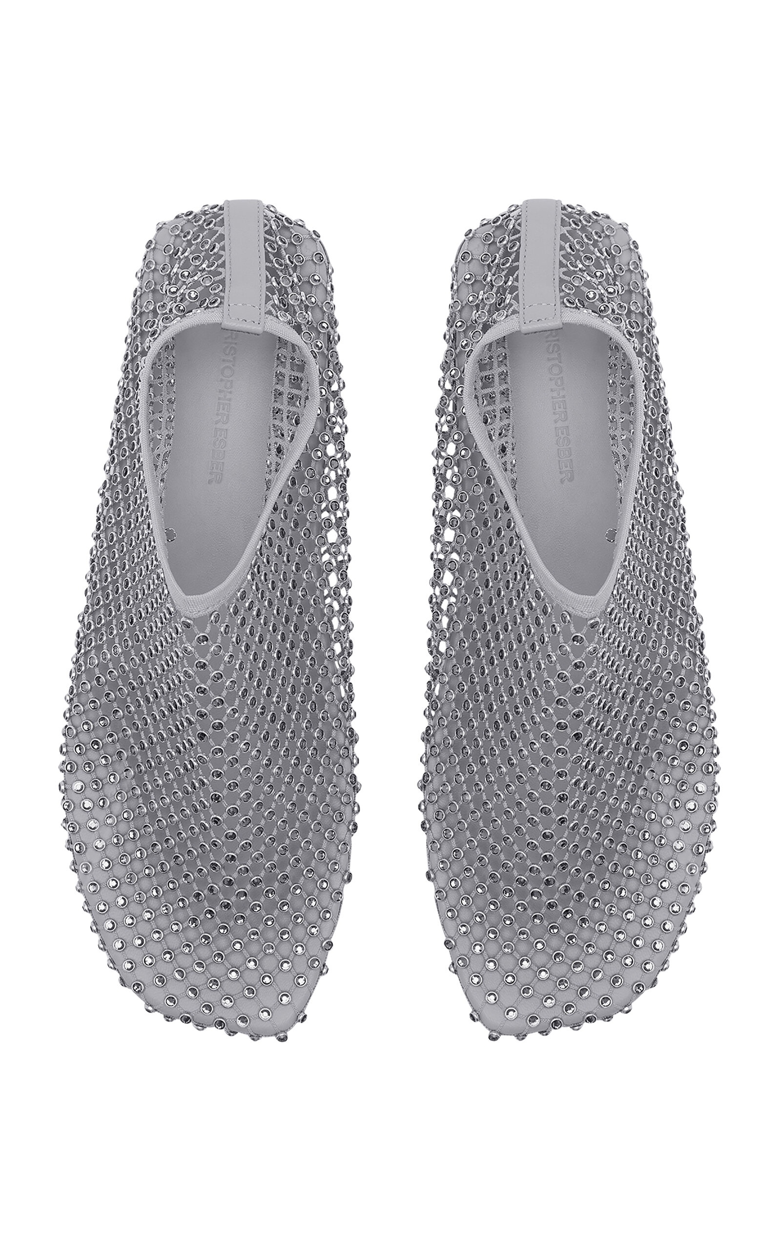 Minette Crystal Flats grey - 2