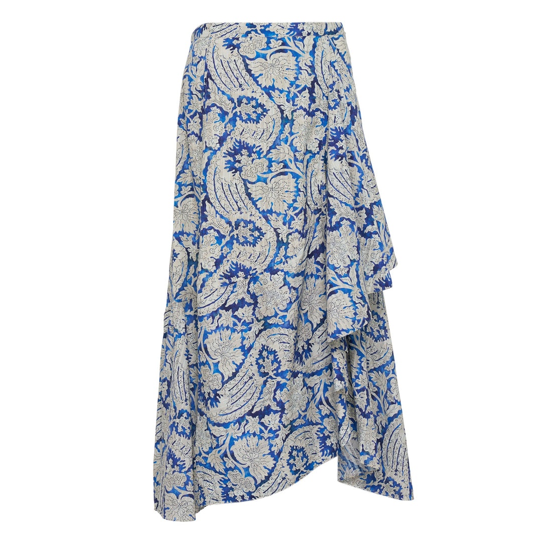 Sabina Faux Wrap Skirt - 1