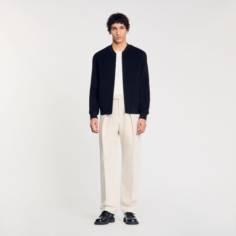 Sandro DOUBLE-FACED WOOL JACKET outlook
