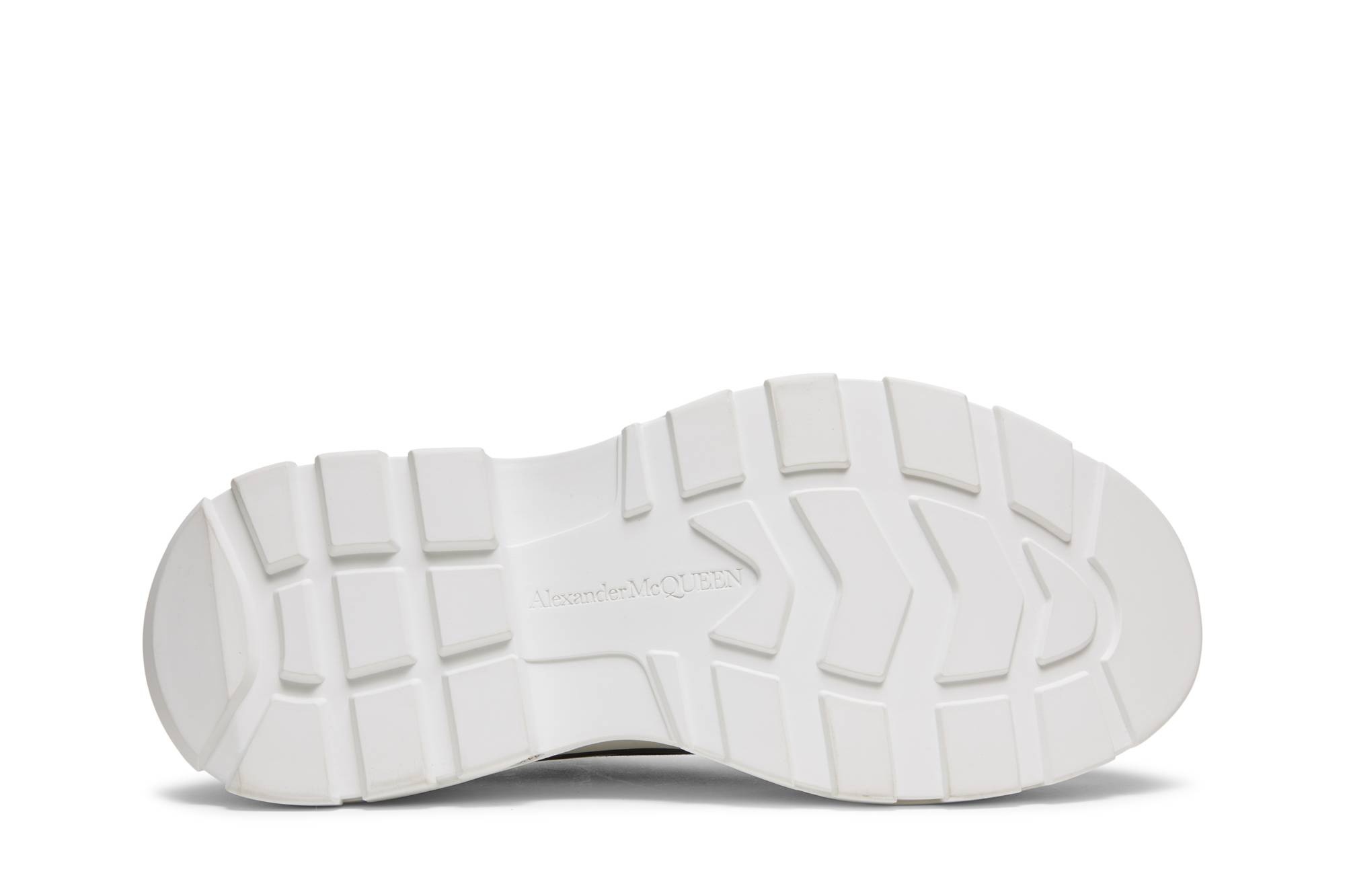 Alexander McQueen Tread Slick Lace Up 'Black White' - 4