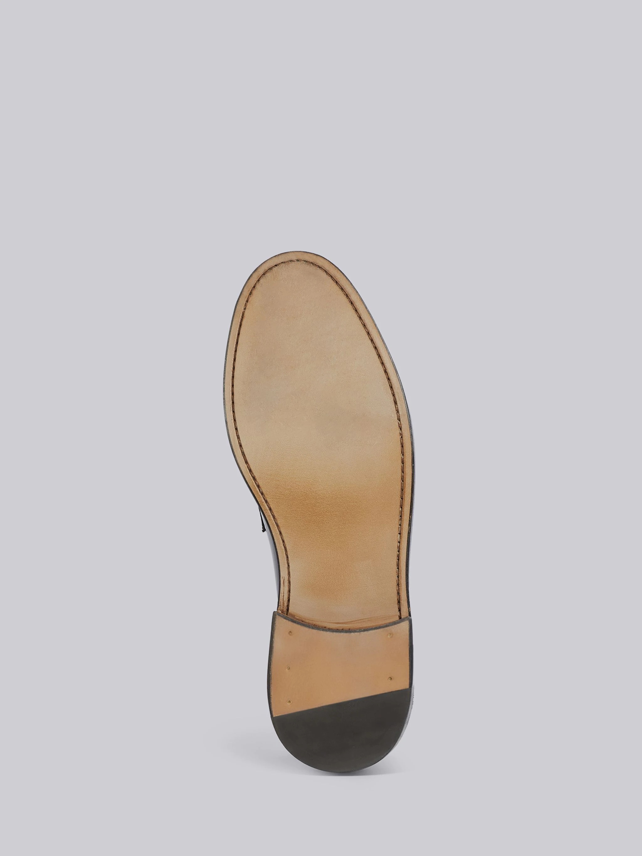 Black Patent Leather Penny Loafer - 5