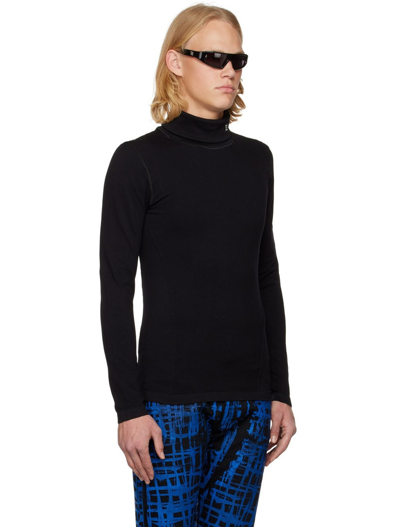 Black Seamless Turtleneck 2