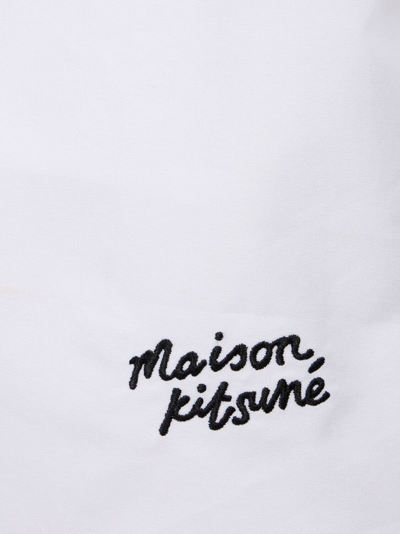 Maison kitsune handwriting casual shirt - 2