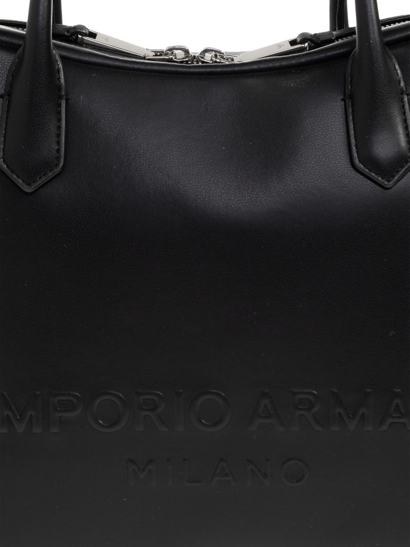 top handle embossed tote bag 6