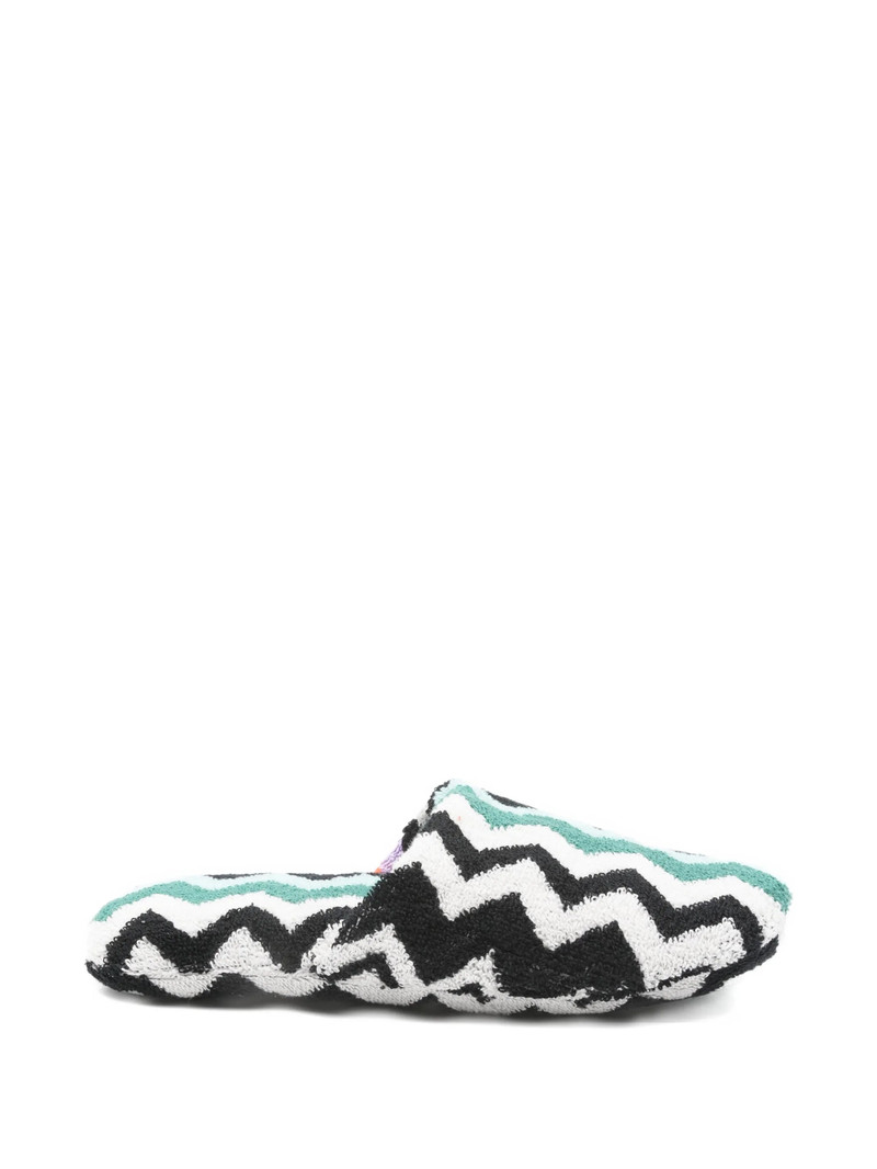 Missoni Home Zigzag-pattern Slippers 1