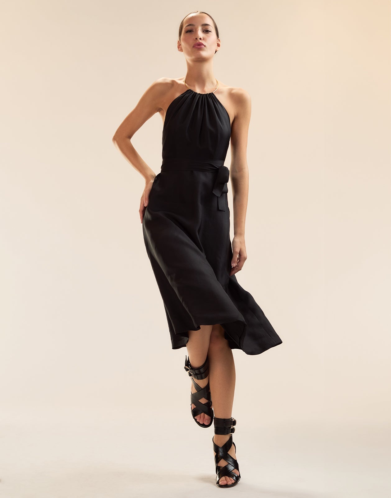 Talita Silk Wrap Dress - 2