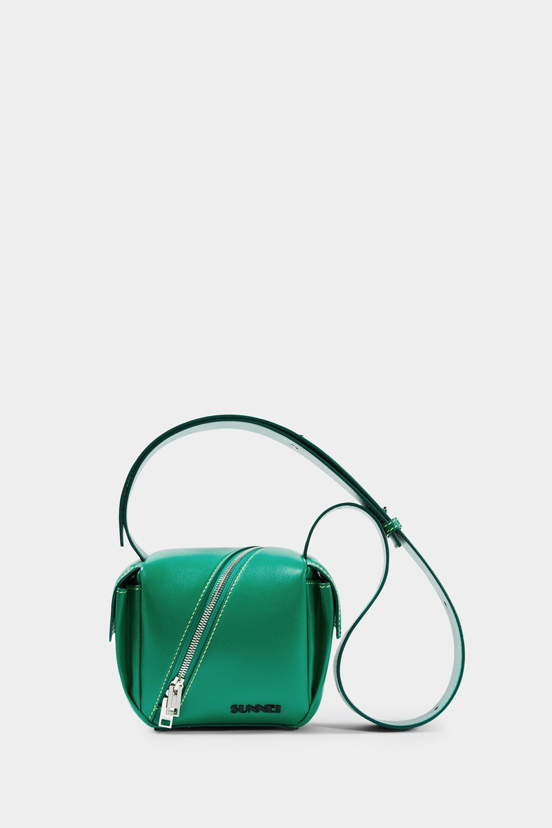 CROSS ZIP LACUBETTO BAG / green 1