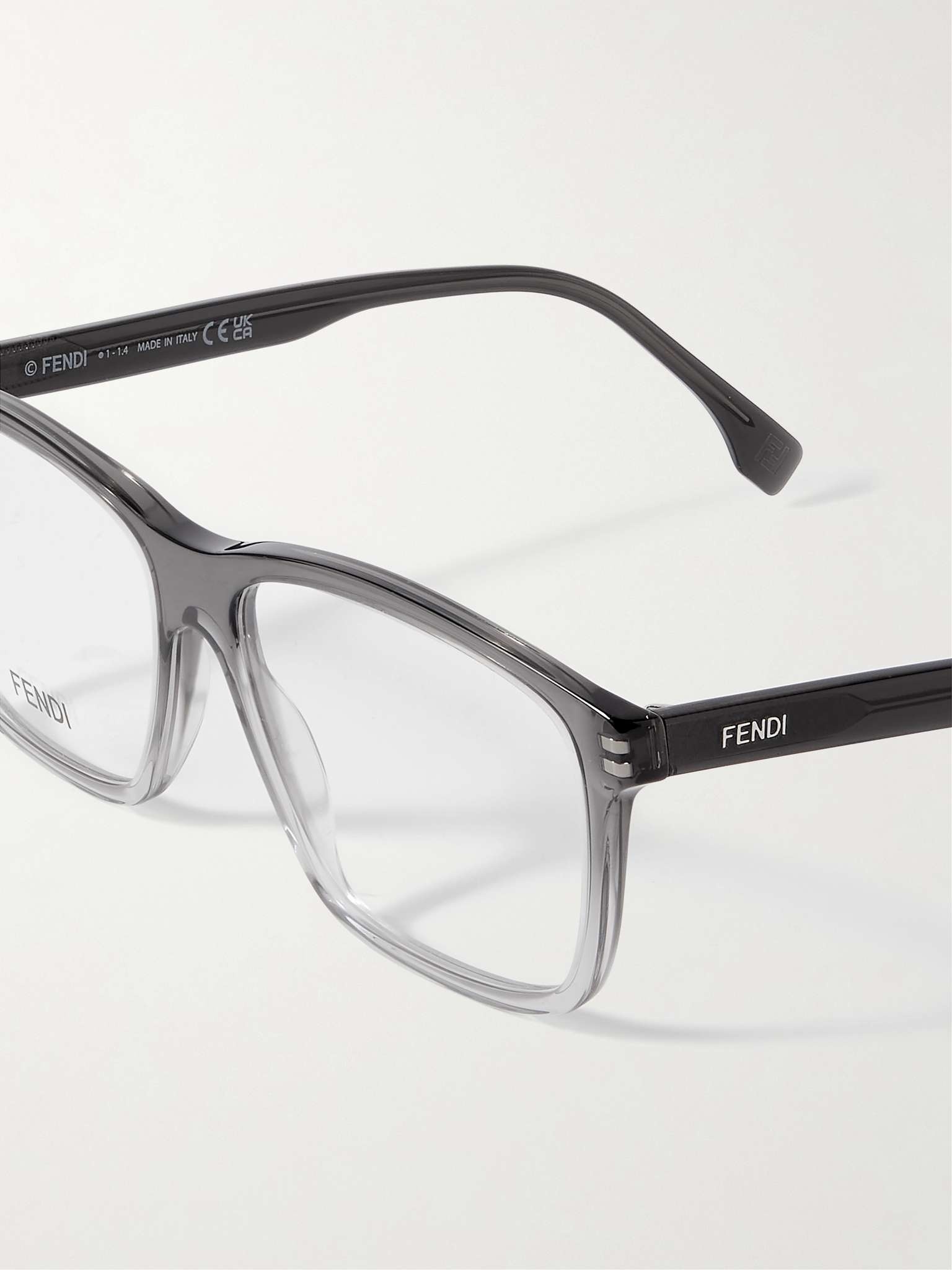 FENDI Fendi Fine D-Frame Acetate Optical Glasses | REVERSIBLE