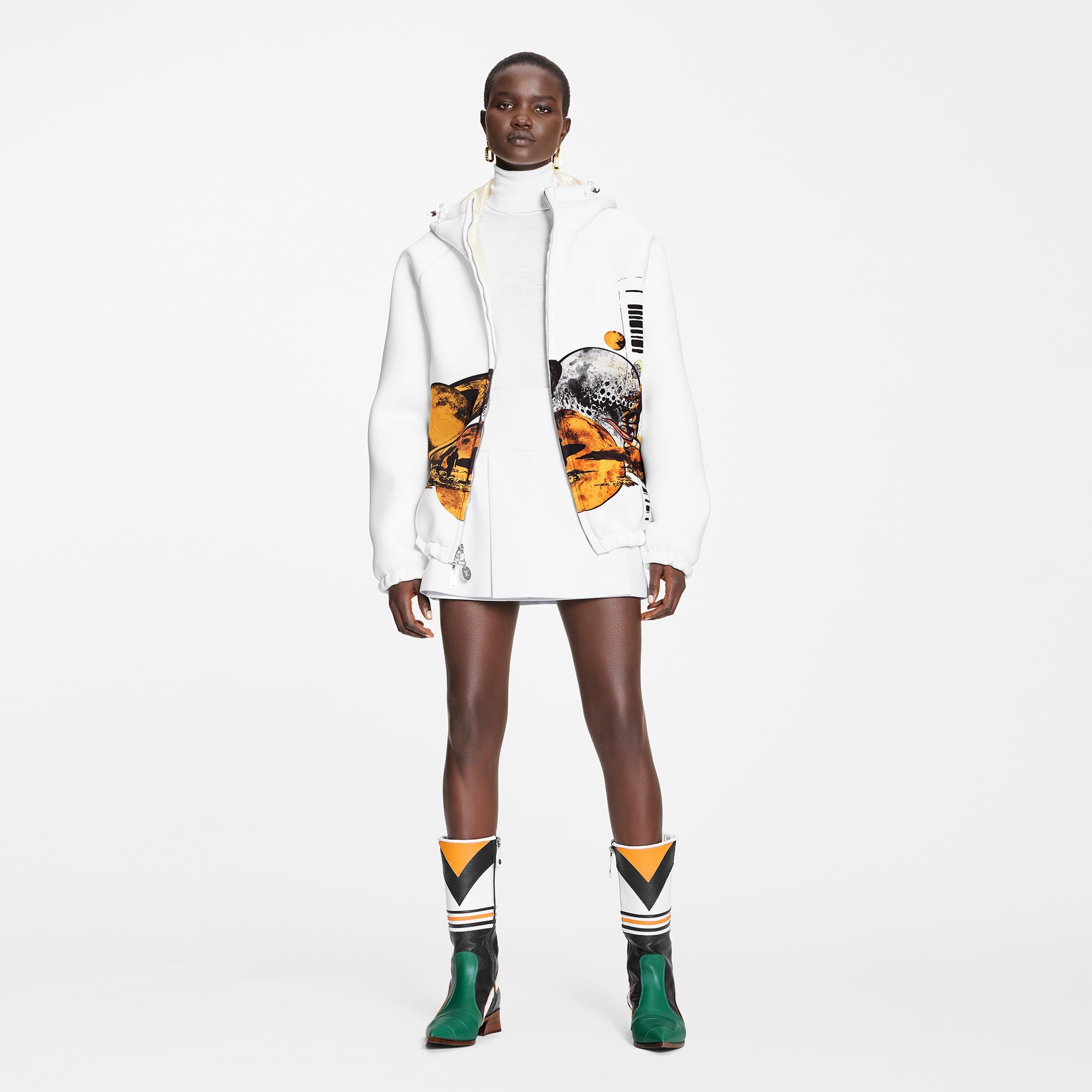 Cosmic Surfer Print Parka - 2