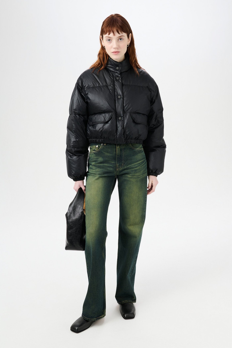 Our Legacy Cropped Inhale Puffa Black Tech outlook