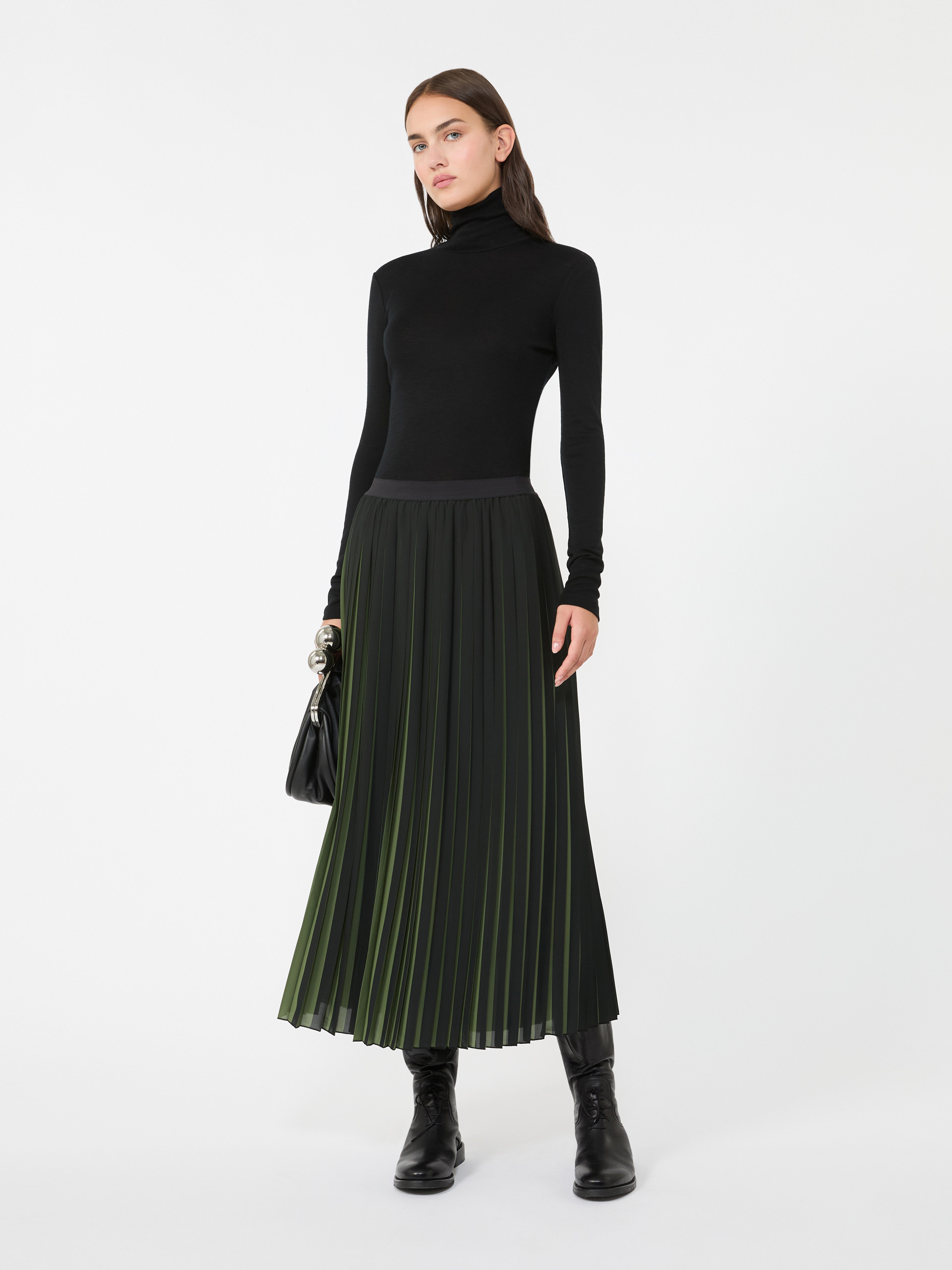 TESEO Wool and silk gauze turtleneck - 2