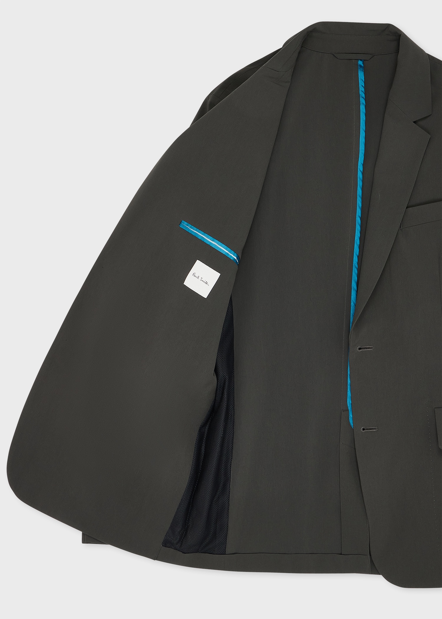 Charcoal Recycled-Nylon Technical Blazer - 4