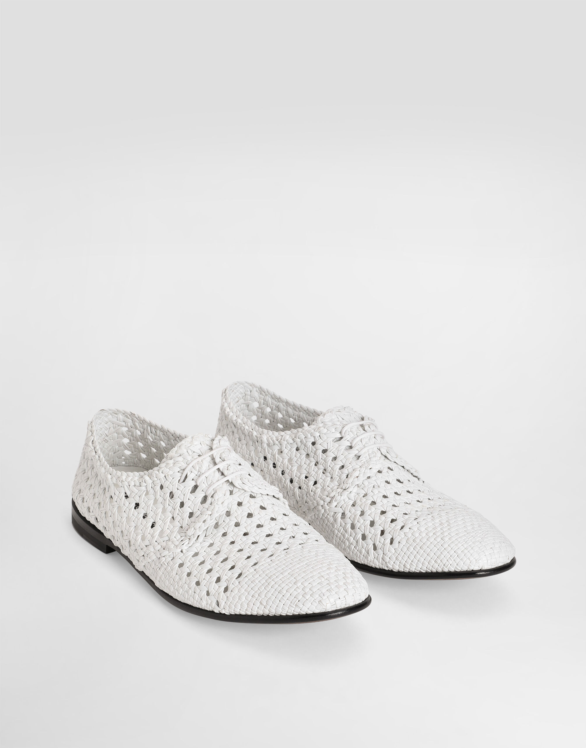 Woven leather Derby shoes - 2