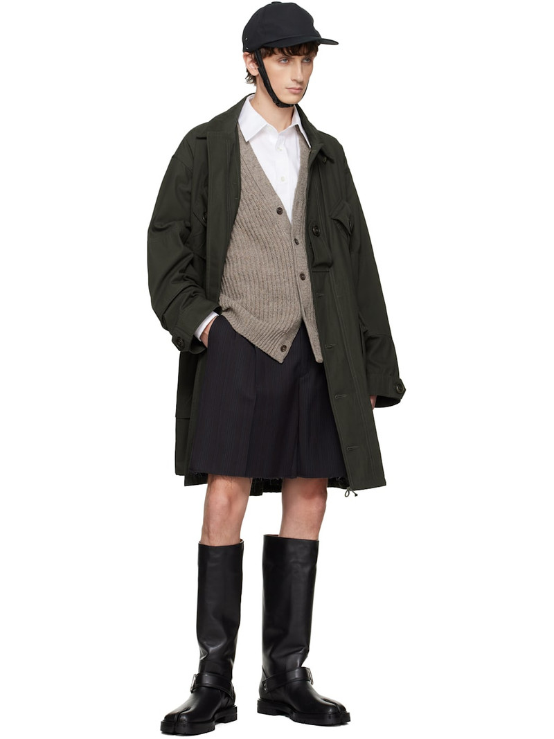 Maison Margiela Black & Blue Tailored Shorts outlook