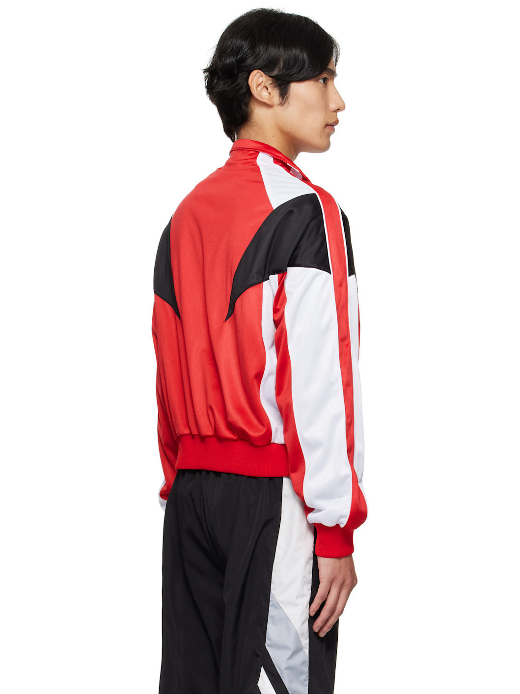 Red 'Se11done' Track Jacket - 3
