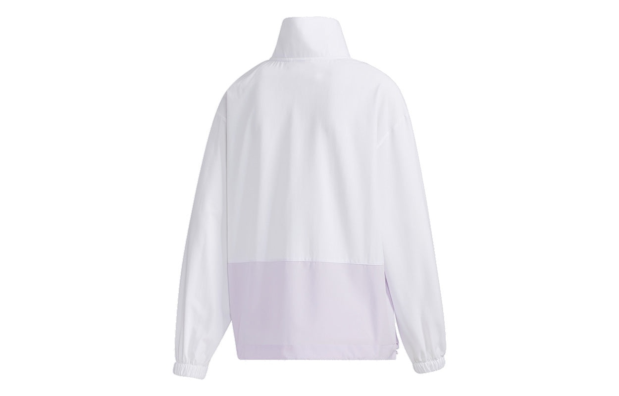 (WMNS) adidas Track Top Casual Sports Jacket White GL5619 - 2