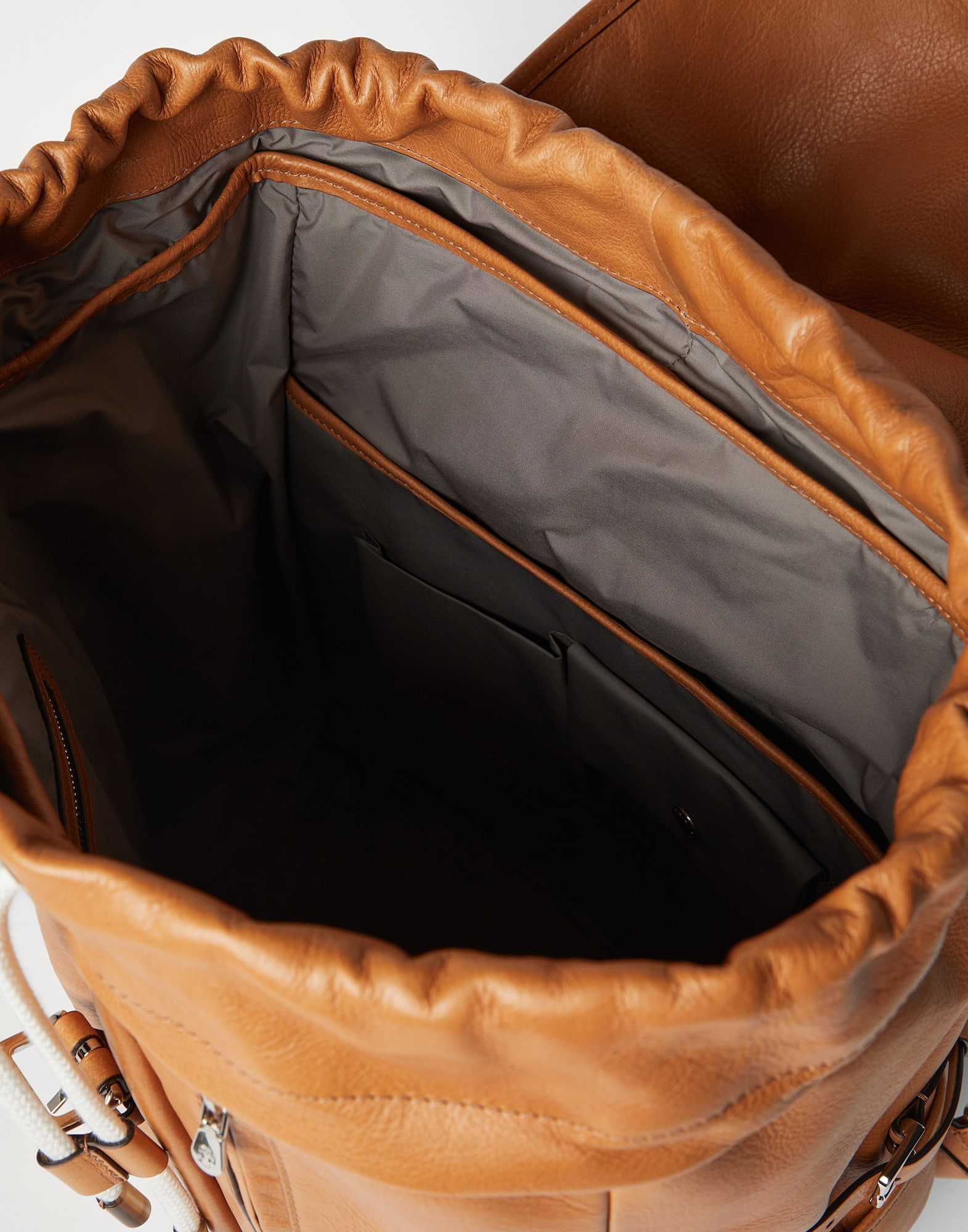Cowhide street backpack - 5