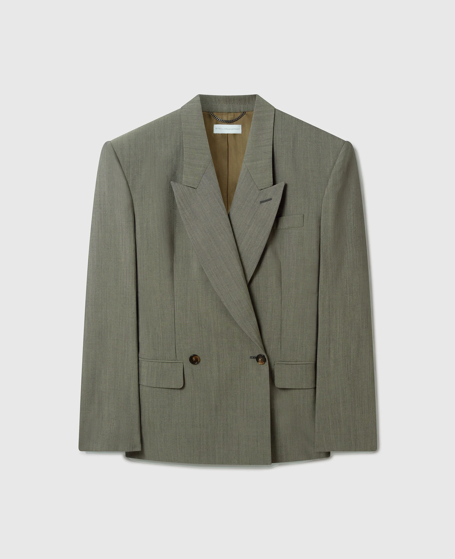 Tropical Double-Breasted Waisted Jacket - 1